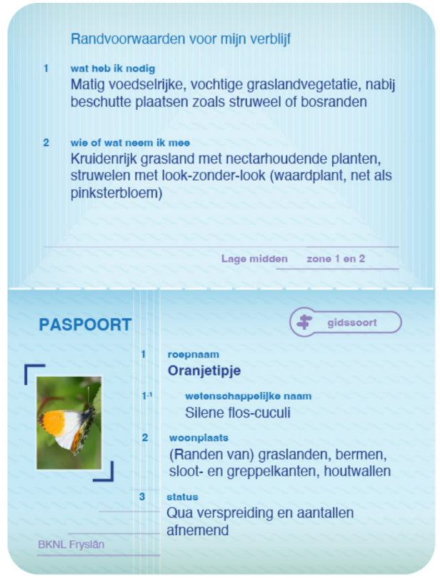 Paspoort oranjetipje