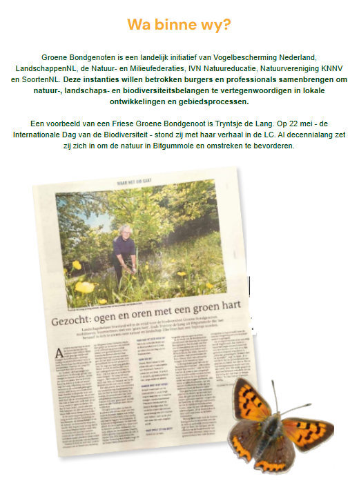 groene bondgenoten nieuwsbrief